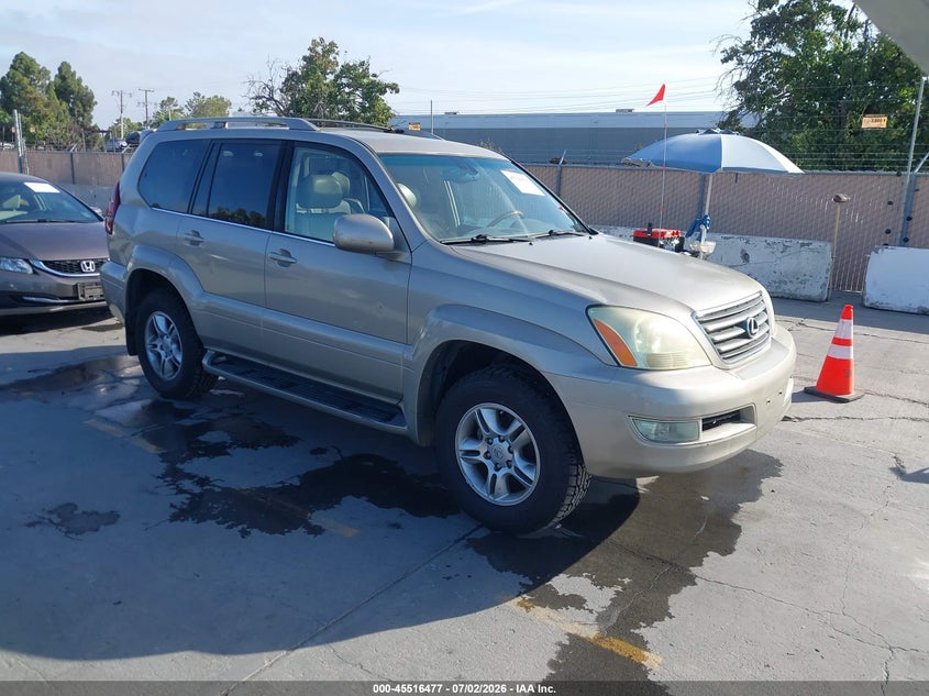 2004 Lexus Gx 470 VIN JTJBT20X740067951 IAAI salvage auction — NORMAL WEAR, Clear - Dealer Only (California), sold $4,750 on 2026-07-13 (photo 1)