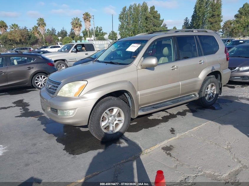 2004 Lexus Gx 470 VIN JTJBT20X740067951 IAAI salvage auction — NORMAL WEAR, Clear - Dealer Only (California), sold $4,750 on 2026-07-13 (photo 2)