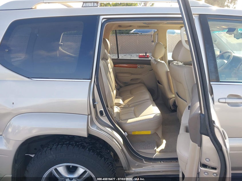 2004 Lexus Gx 470 VIN JTJBT20X740067951 IAAI salvage auction — NORMAL WEAR, Clear - Dealer Only (California), sold $4,750 on 2026-07-13 (photo 8)