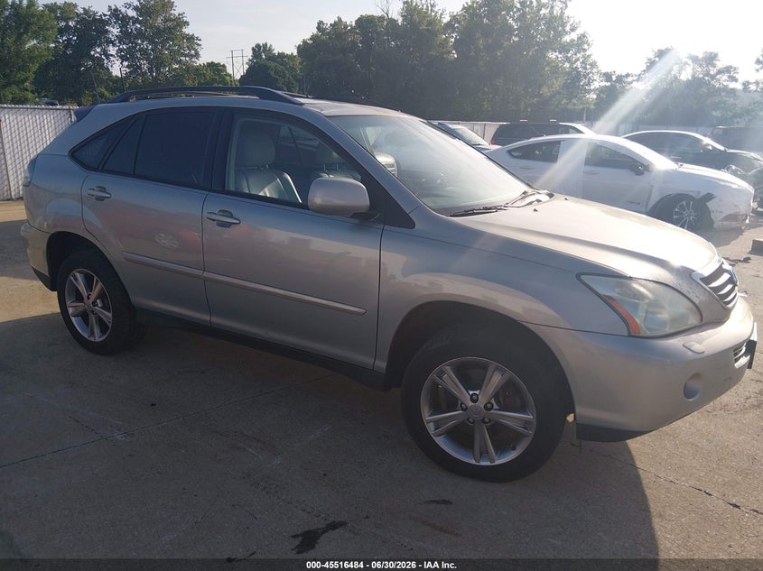 2006 Lexus Rx 400h VIN JTJHW31U860018353 IAAI salvage auction — NORMAL WEAR, Clear (Missouri), sold $1,125 on 2026-07-14 (photo 1)