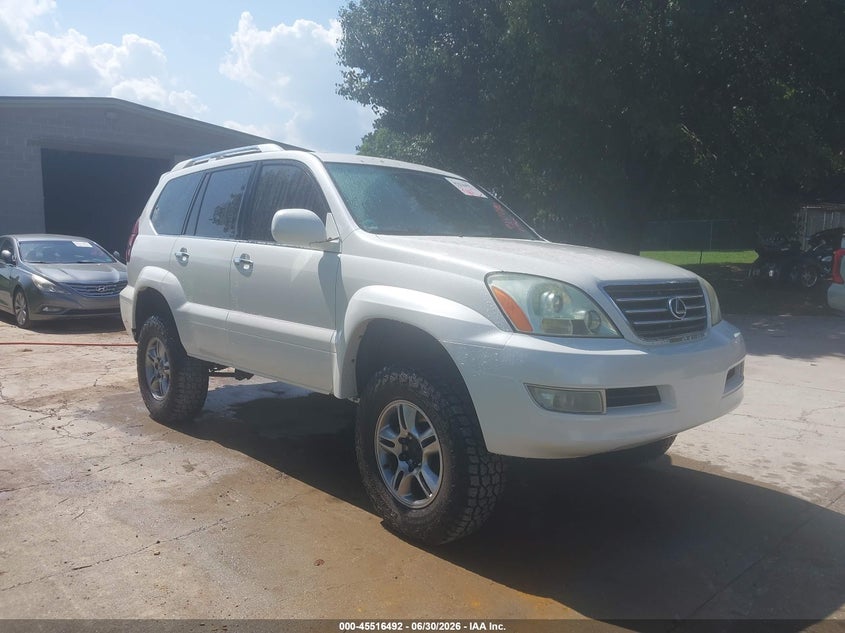 2008 Lexus Gx 470 VIN JTJBT20X880159348 IAAI salvage auction — NORMAL WEAR, Clear (Tennessee), sold $2,550 on 2026-07-22 (photo 1)