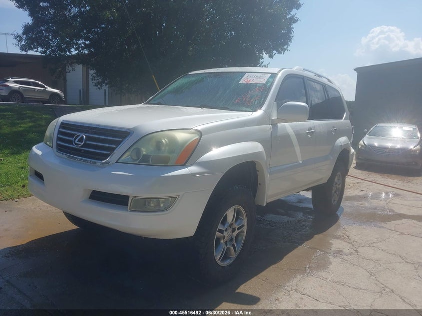 2008 Lexus Gx 470 VIN JTJBT20X880159348 IAAI salvage auction — NORMAL WEAR, Clear (Tennessee), sold $2,550 on 2026-07-22 (photo 2)