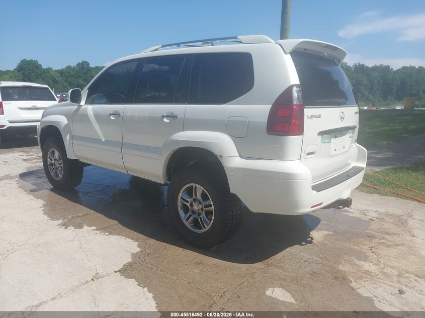 2008 Lexus Gx 470 VIN JTJBT20X880159348 IAAI salvage auction — NORMAL WEAR, Clear (Tennessee), sold $2,550 on 2026-07-22 (photo 3)