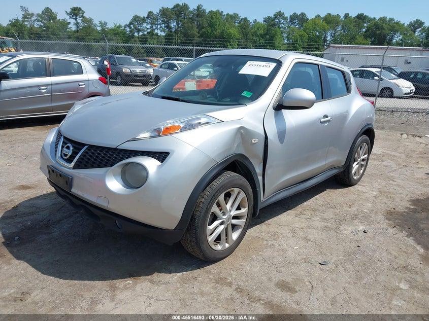 2014 Nissan Juke VIN JN8AF5MVXET483710 IAAI salvage auction — LEFT FRONT, Clear (Virginia), sold $250 on 2026-07-31 (photo 2)