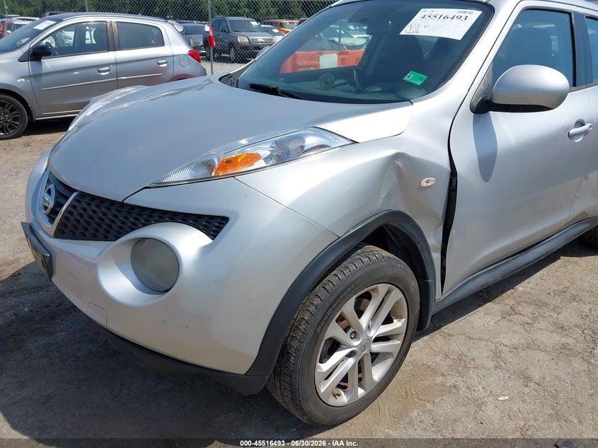 2014 Nissan Juke VIN JN8AF5MVXET483710 IAAI salvage auction — LEFT FRONT, Clear (Virginia), sold $250 on 2026-07-31 (photo 6)