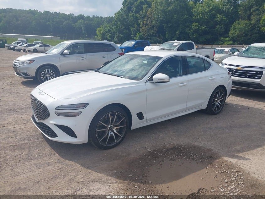 2026 Genesis G70 VIN KMTG64SC2TU166479 IAAI salvage auction — HAIL, Original (Ohio), sold $22,950 on 2026-07-15 (photo 2)