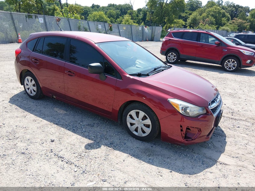 2014 Subaru Impreza VIN JF1GPAA66E8235049 IAAI salvage auction — NORMAL WEAR, Clear (New Jersey), sold $550 on 2026-07-14 (photo 1)