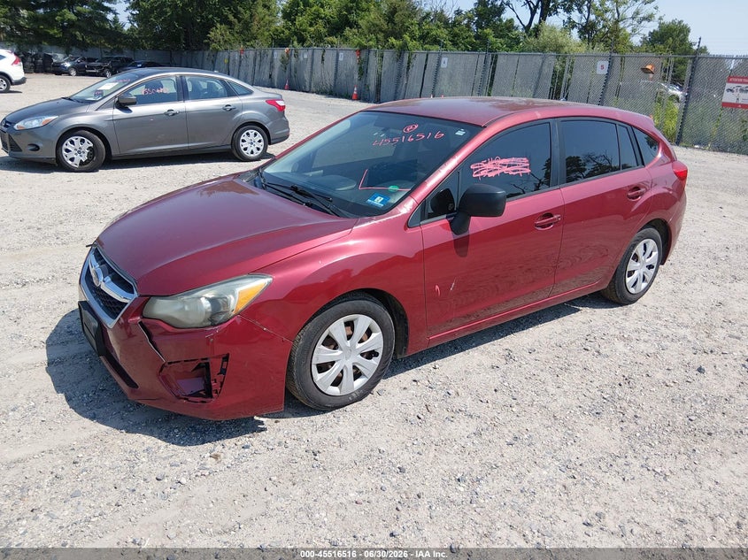 2014 Subaru Impreza VIN JF1GPAA66E8235049 IAAI salvage auction — NORMAL WEAR, Clear (New Jersey), sold $550 on 2026-07-14 (photo 2)