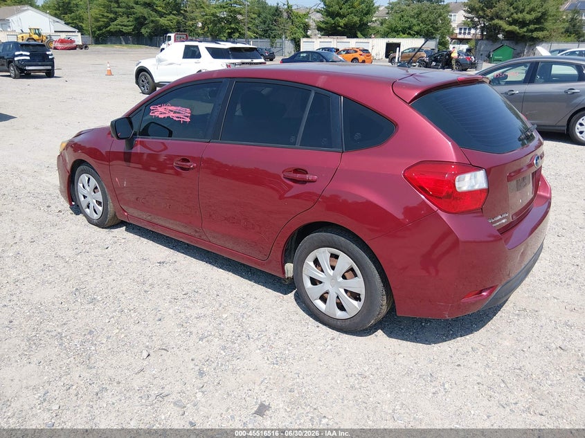 2014 Subaru Impreza VIN JF1GPAA66E8235049 IAAI salvage auction — NORMAL WEAR, Clear (New Jersey), sold $550 on 2026-07-14 (photo 3)