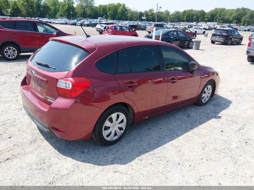 2014 Subaru Impreza VIN JF1GPAA66E8235049 IAAI salvage auction — NORMAL WEAR, Clear (New Jersey), sold $550 on 2026-07-14 (photo 4)