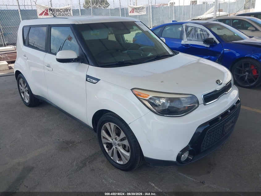 2016 Kia Soul VIN KNDJP3A57G7346138 IAAI salvage auction — THEFT, Salvage (California), sold $25 on 2026-07-29 (photo 1)