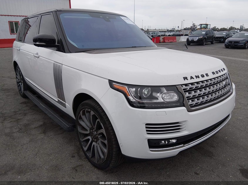 2017 Land rover RANGE ROVER VIN SALGV5FEXHA353084 IAAI salvage auction — SIDE, Salvage (California), sold $11,800 on 2026-07-23 (photo 1)