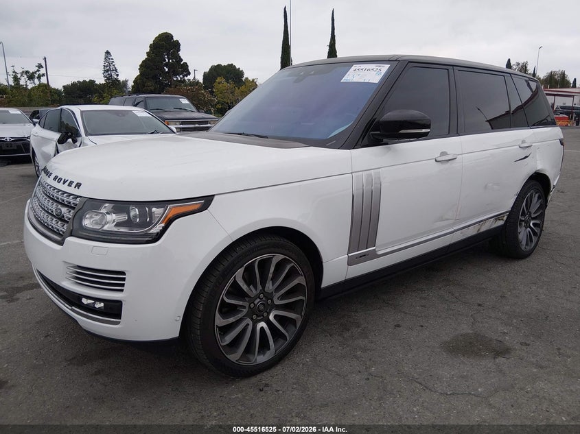 2017 Land rover RANGE ROVER VIN SALGV5FEXHA353084 IAAI salvage auction — SIDE, Salvage (California), sold $11,800 on 2026-07-23 (photo 2)