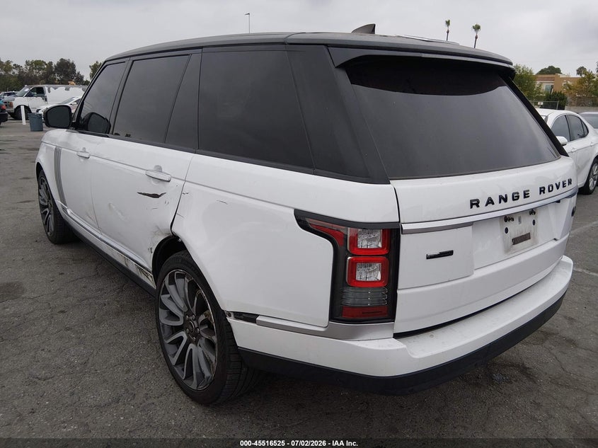 2017 Land rover RANGE ROVER VIN SALGV5FEXHA353084 IAAI salvage auction — SIDE, Salvage (California), sold $11,800 on 2026-07-23 (photo 3)