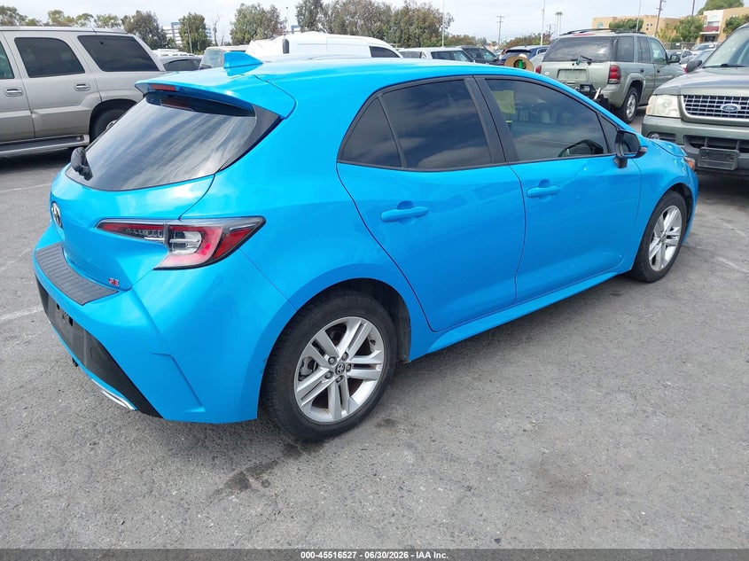 2020 Toyota Corolla VIN JTND4RBE4L3083224 IAAI salvage auction — LEFT REAR, Salvage Title - Dealer (California), sold $2,550 on 2026-07-09 (photo 4)