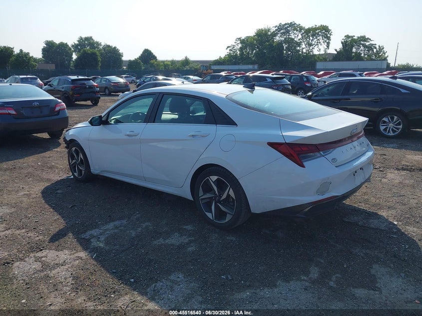 2023 Hyundai Elantra VIN KMHLN4AJ3PU077604 IAAI salvage auction — FRONT END, Salvage (Pennsylvania), sold $8,300 on 2026-07-24 (photo 3)