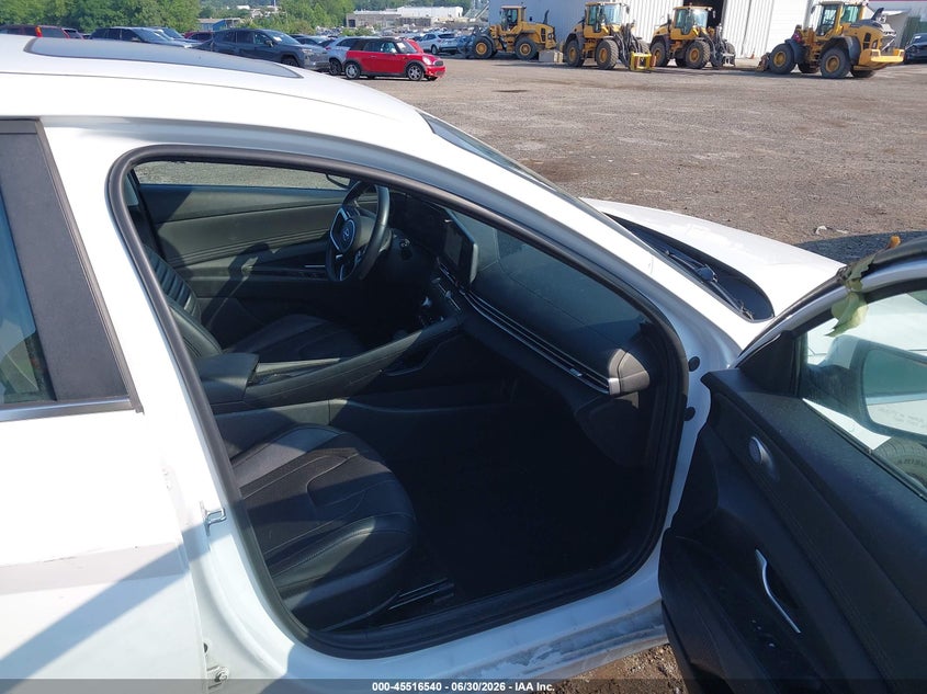 2023 Hyundai Elantra VIN KMHLN4AJ3PU077604 IAAI salvage auction — FRONT END, Salvage (Pennsylvania), sold $8,300 on 2026-07-24 (photo 5)