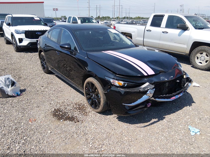 2026 Mazda 3 VIN JM1BPABL6T1861697 IAAI salvage auction — FRONT END, Salvage (Louisiana), sold $3,675 on 2026-09-16 (photo 1)