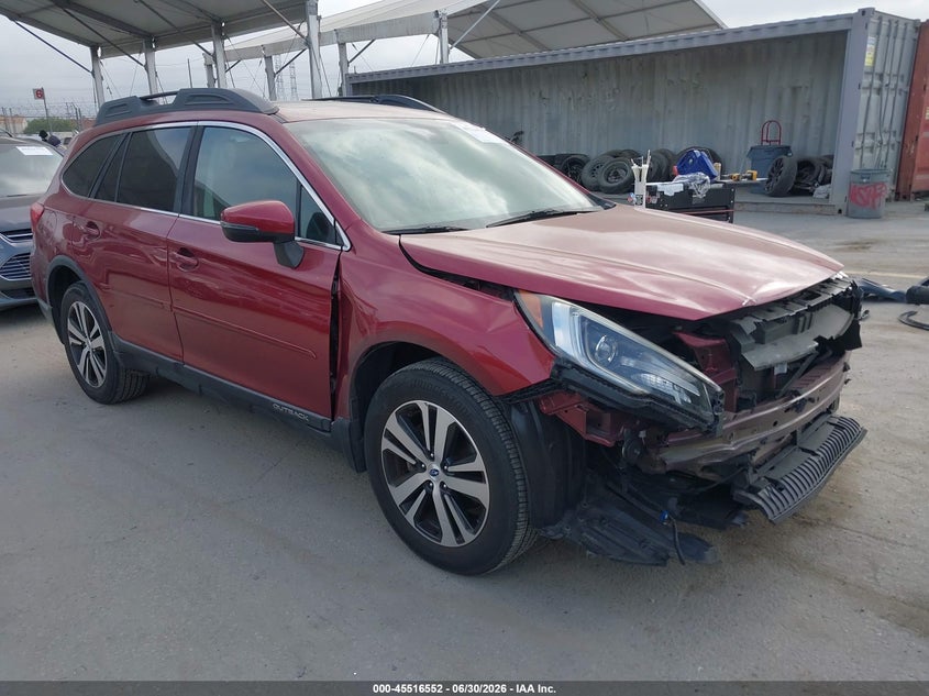 2018 Subaru Outback VIN 4S4BSENC2J3202398 IAAI salvage auction — FRONT END, Salvage (California), sold $2,650 on 2026-08-01 (photo 1)