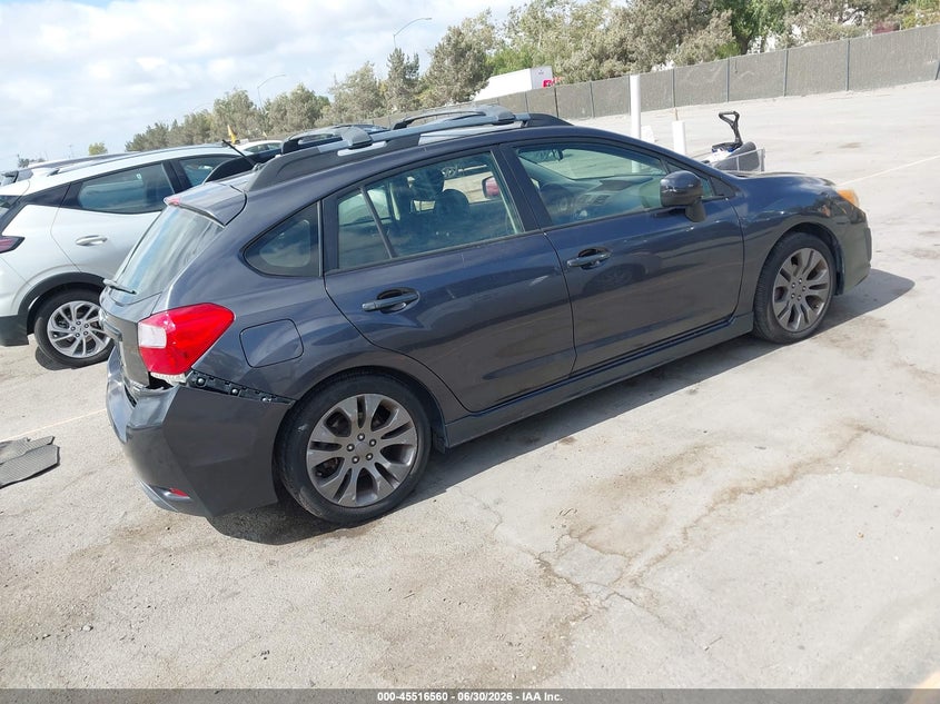 2013 Subaru Impreza VIN JF1GPAL64DH847021 IAAI salvage auction — LEFT FRONT, Salvage (California), sold $725 on 2026-07-29 (photo 4)