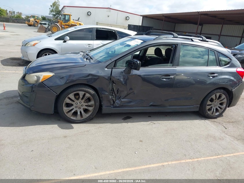2013 Subaru Impreza VIN JF1GPAL64DH847021 IAAI salvage auction — LEFT FRONT, Salvage (California), sold $725 on 2026-07-29 (photo 6)
