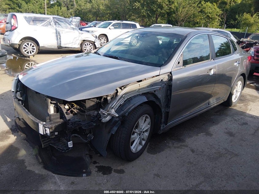 2018 Kia Optima VIN 5XXGT4L33JG208571 IAAI salvage auction — FRONT END, Salvage (Missouri), sold $1,150 on 2026-07-29 (photo 2)