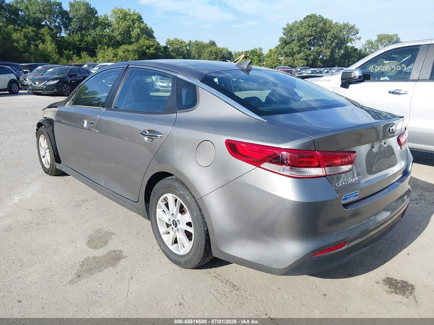 2018 Kia Optima VIN 5XXGT4L33JG208571 IAAI salvage auction — FRONT END, Salvage (Missouri), sold $1,150 on 2026-07-29 (photo 3)