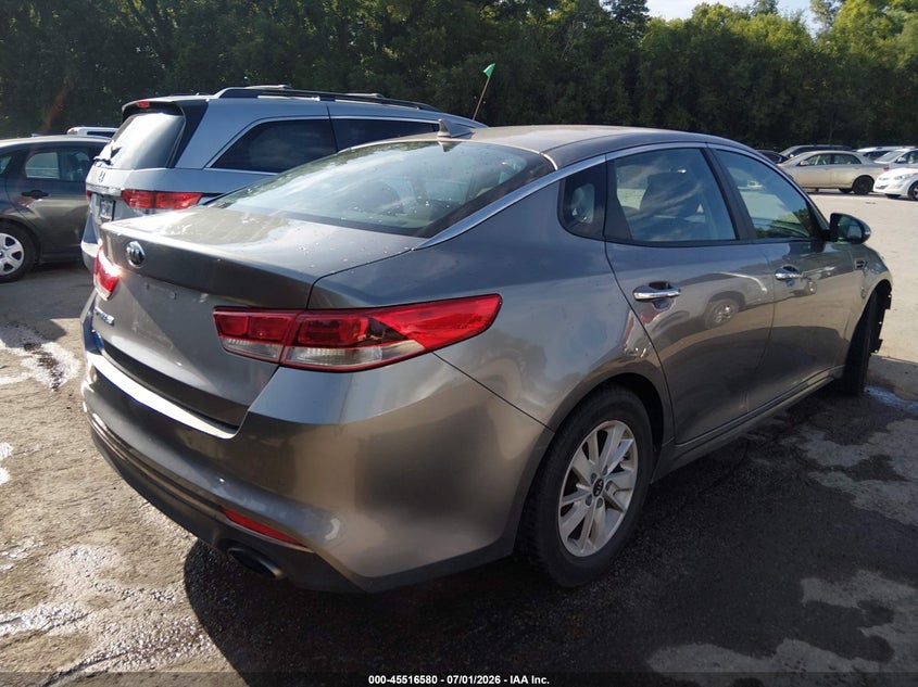 2018 Kia Optima VIN 5XXGT4L33JG208571 IAAI salvage auction — FRONT END, Salvage (Missouri), sold $1,150 on 2026-07-29 (photo 4)