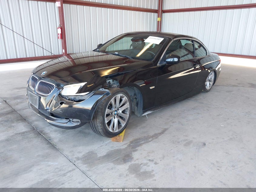 2012 BMW 3er VIN WBADW3C56CE824243 IAAI salvage auction — LEFT FRONT, Salvage (California), sold $500 on 2026-07-28 (photo 2)