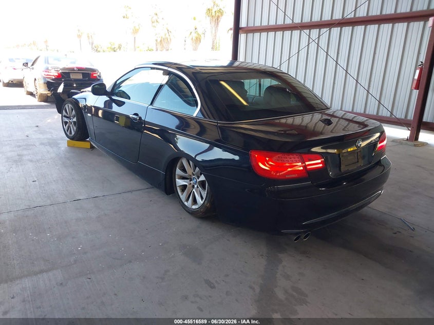 2012 BMW 3er VIN WBADW3C56CE824243 IAAI salvage auction — LEFT FRONT, Salvage (California), sold $500 on 2026-07-28 (photo 3)