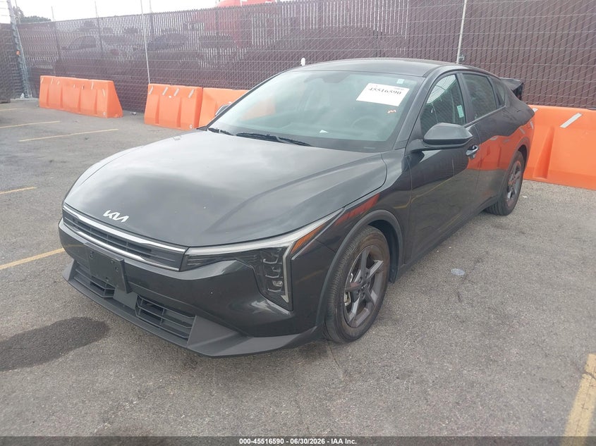 2025 Kia K4 VIN 3KPFT4DE9SE016593 IAAI salvage auction — REAR END, Salvage (California), sold $7,925 on 2026-07-27 (photo 2)