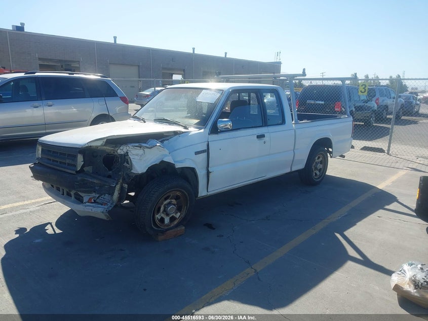 1987 Mazda B2000 VIN JM2UF3117H0605018 IAAI salvage auction — LEFT FRONT, Salvage (California), sold $450 on 2026-07-29 (photo 2)