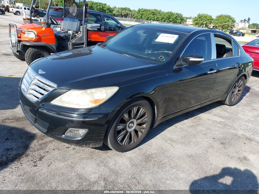 2010 Hyundai Genesis VIN KMHGC4DE6AU074130 IAAI salvage auction — NORMAL WEAR, Clear (Florida), sold $450 on 2026-07-09 (photo 2)