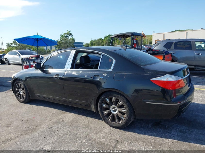 2010 Hyundai Genesis VIN KMHGC4DE6AU074130 IAAI salvage auction — NORMAL WEAR, Clear (Florida), sold $450 on 2026-07-09 (photo 6)