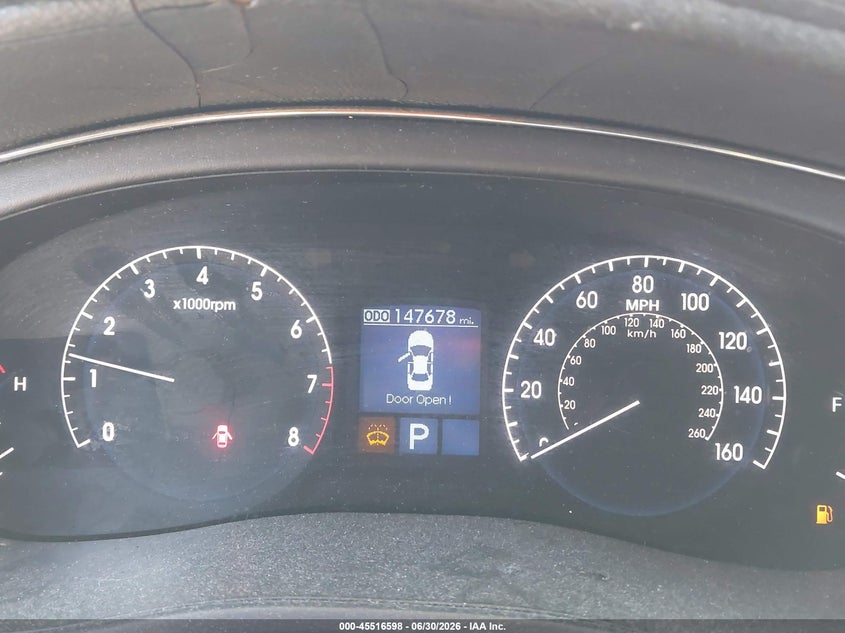 2010 Hyundai Genesis VIN KMHGC4DE6AU074130 IAAI salvage auction — NORMAL WEAR, Clear (Florida), sold $450 on 2026-07-09 (photo 7)