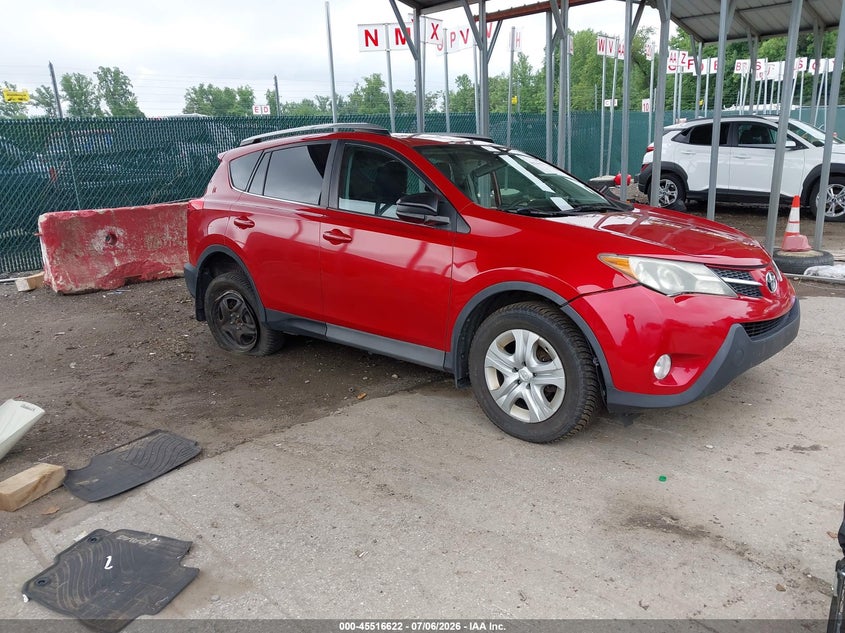 2015 Toyota Rav 4 VIN 2T3BFREV5FW393448 IAAI salvage auction — SIDE, Salvage - Greater Than 75% (Maryland), sold $2,250 on 2026-07-24 (photo 1)
