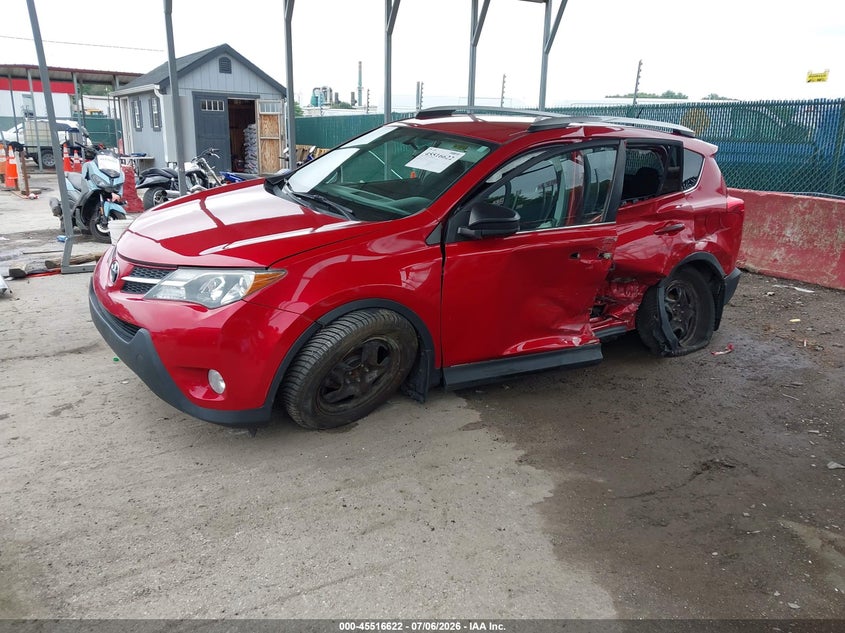 2015 Toyota Rav 4 VIN 2T3BFREV5FW393448 IAAI salvage auction — SIDE, Salvage - Greater Than 75% (Maryland), sold $2,250 on 2026-07-24 (photo 2)