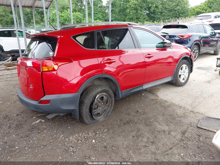 2015 Toyota Rav 4 VIN 2T3BFREV5FW393448 IAAI salvage auction — SIDE, Salvage - Greater Than 75% (Maryland), sold $2,250 on 2026-07-24 (photo 4)
