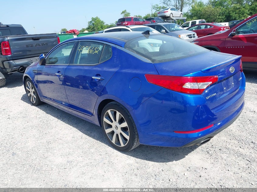 2012 Kia Optima VIN 5XXGR4A60CG072107 IAAI salvage auction — NORMAL WEAR, Salvage Title, sold $200 on 2026-07-21 (photo 3)