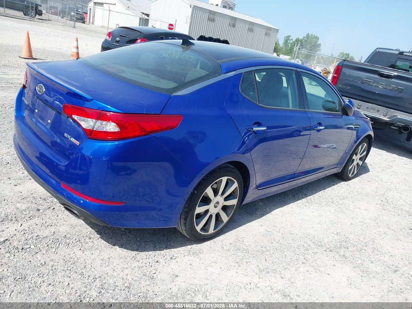 2012 Kia Optima VIN 5XXGR4A60CG072107 IAAI salvage auction — NORMAL WEAR, Salvage Title, sold $200 on 2026-07-21 (photo 4)