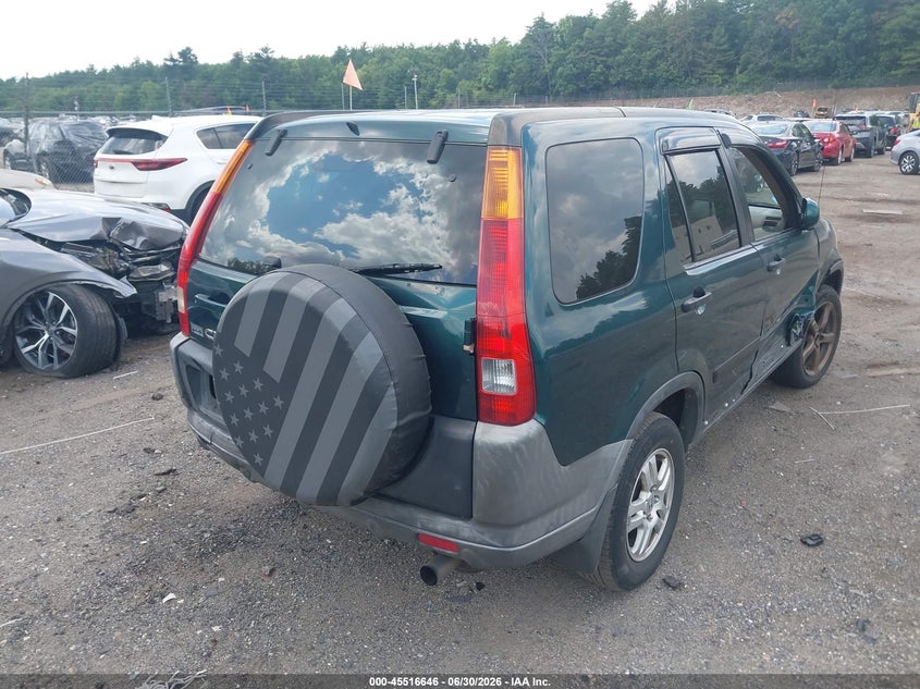 2002 Honda Cr-v VIN SHSRD788X2U005637 IAAI salvage auction — RIGHT SIDE, Clear (Massachusetts), sold $425 on 2026-07-31 (photo 4)