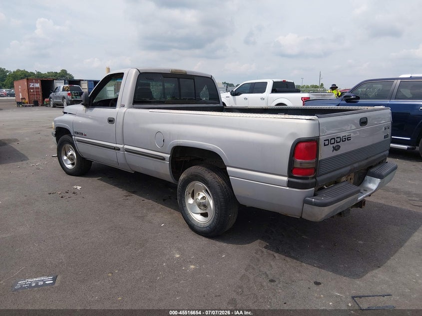 1998 Dodge Ram 1500 VIN 1B7HC16Z1WS701374 IAAI salvage auction — NORMAL WEAR, Clear (Missouri), sold $100 on 2026-07-19 (photo 3)