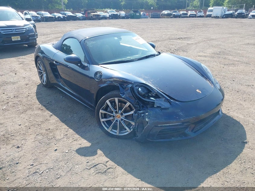 2018 Porsche 718 boxster VIN WP0CA2A86JS210750 IAAI salvage auction — SIDE, Wait Title, sold $15,325 on 2026-09-10 (photo 6)
