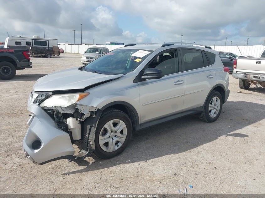 2015 Toyota Rav 4 VIN JTMZFREV9FJ039607 IAAI salvage auction — FRONT END, Salvage (Texas), sold $3,300 on 2026-07-29 (photo 2)