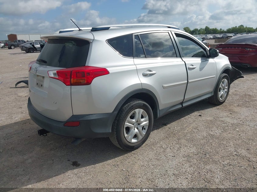2015 Toyota Rav 4 VIN JTMZFREV9FJ039607 IAAI salvage auction — FRONT END, Salvage (Texas), sold $3,300 on 2026-07-29 (photo 4)