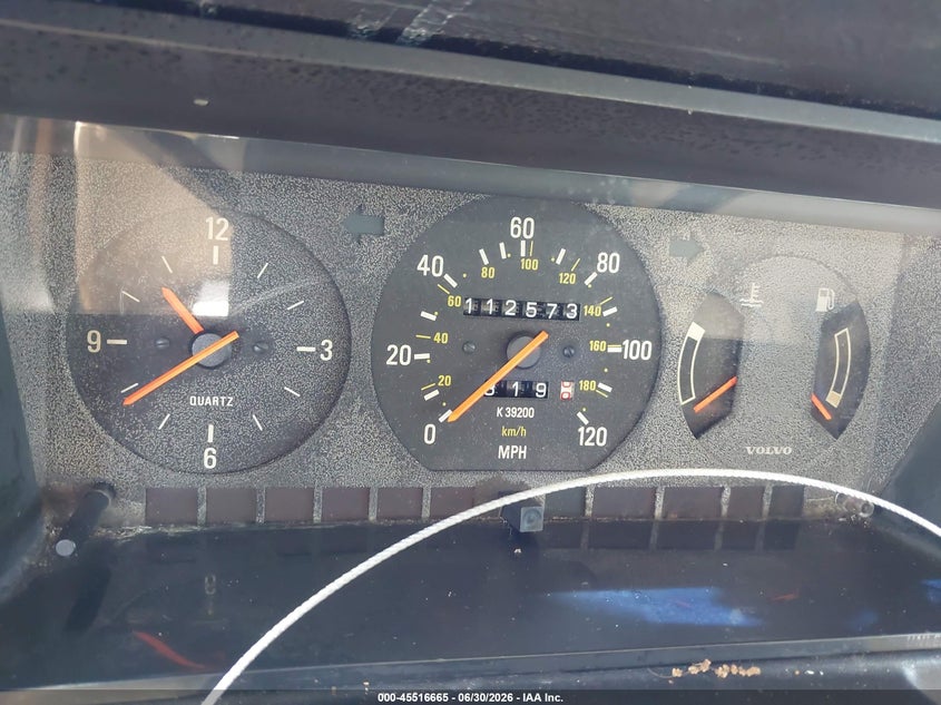 1993 Volvo 240 VIN YV1AW8803P1955587 IAAI salvage auction — NORMAL WEAR, Clear (Virginia), sold $1,000 on 2026-07-10 (photo 7)