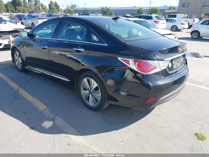 2014 Hyundai Sonata VIN KMHEC4A42EA107490 IAAI salvage auction — RIGHT REAR, Salvage Title, sold $875 on 2026-08-03 (photo 3)