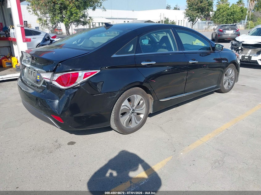 2014 Hyundai Sonata VIN KMHEC4A42EA107490 IAAI salvage auction — RIGHT REAR, Salvage Title, sold $875 on 2026-08-03 (photo 4)