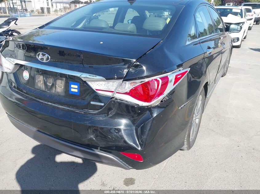 2014 Hyundai Sonata VIN KMHEC4A42EA107490 IAAI salvage auction — RIGHT REAR, Salvage Title, sold $875 on 2026-08-03 (photo 6)