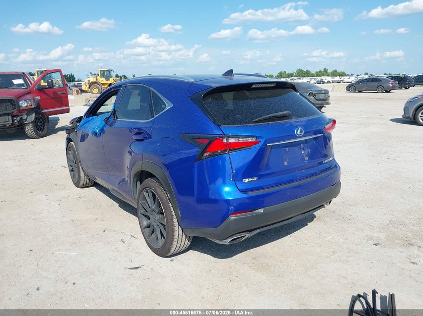 2015 Lexus Nx VIN JTJYARBZ8F2007790 IAAI salvage auction — FRONT END, Salvage (Texas), sold $6,000 on 2026-07-29 (photo 3)